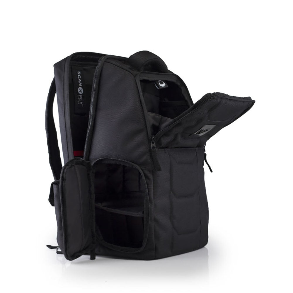 Gruv Gear VENUEBAG02-STL Club Bag Flight Smart Tech Backpack - Black/Stealth