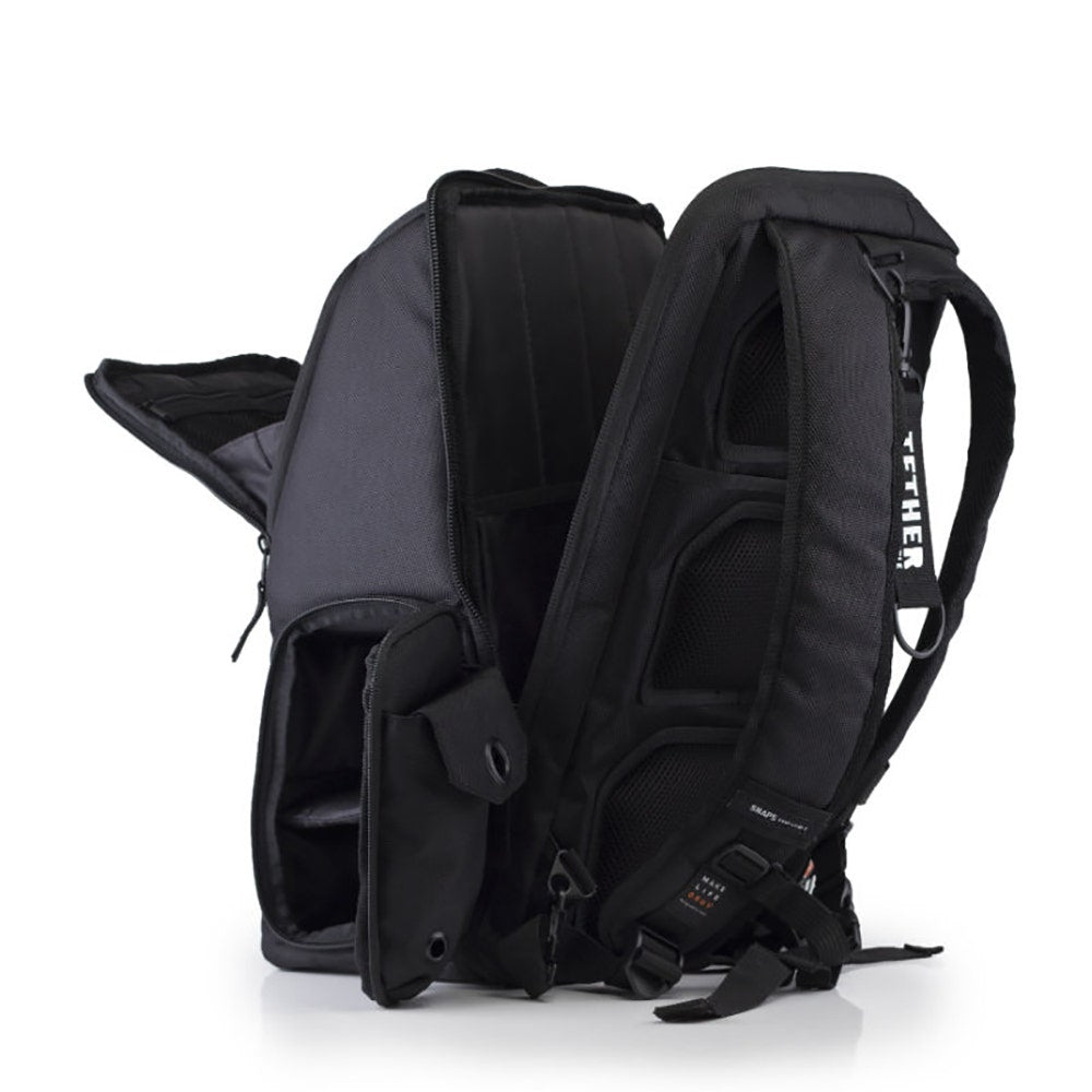 Gruv Gear VENUEBAG02-STL Club Bag Flight Smart Tech Backpack - Black/Stealth