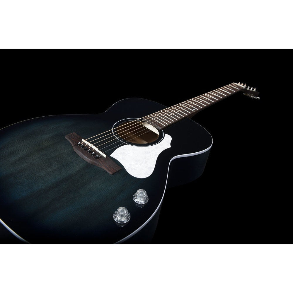 Art & Lutherie Legacy Q Discrete Concert Hall Acoustic Electric Guitar, Indigo Blue HG