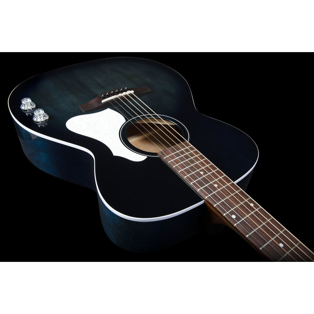 Art & Lutherie Legacy Q Discrete Concert Hall Acoustic Electric Guitar, Indigo Blue HG