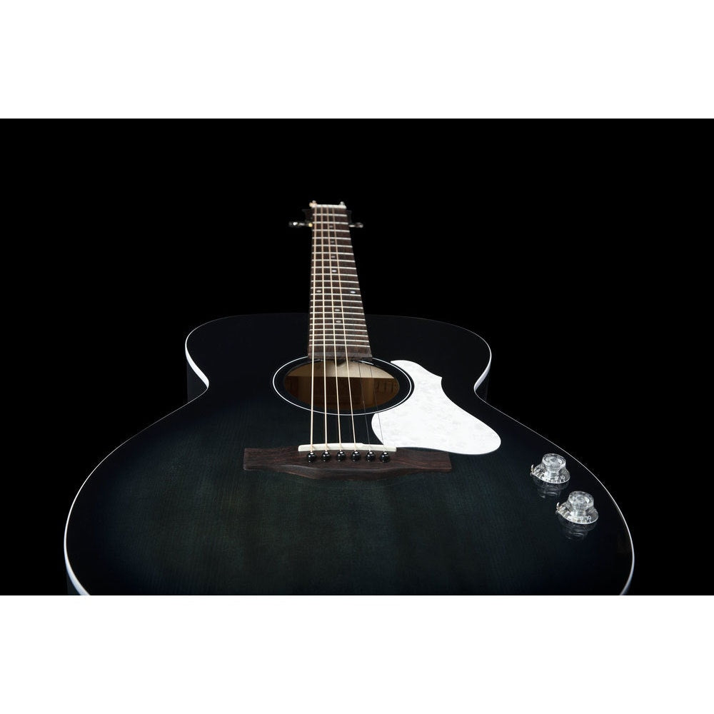 Art & Lutherie Legacy Q Discrete Concert Hall Acoustic Electric Guitar, Indigo Blue HG