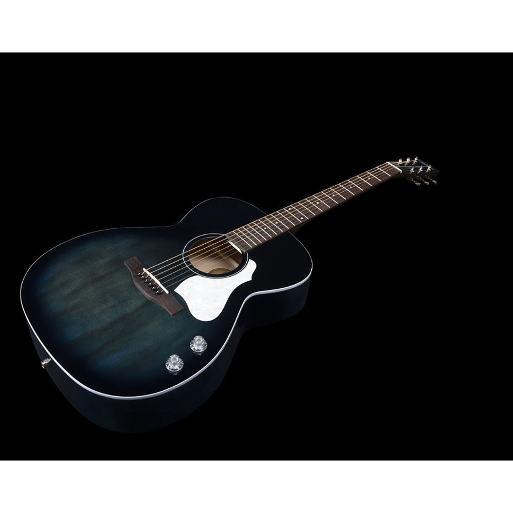 Art & Lutherie Legacy Q Discrete Concert Hall Acoustic Electric Guitar, Indigo Blue HG
