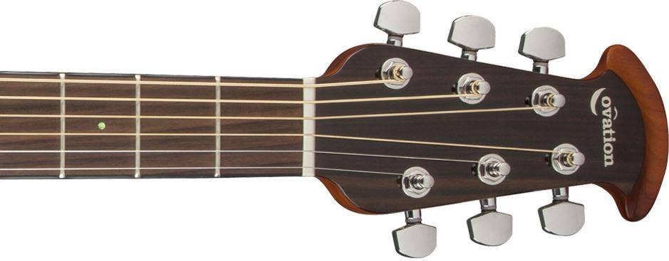 Ovation CE44P-8TQ Celebrity Elite Plus 44 Acoustic/Electric Guitar in Transparent Blue Quilt Maple