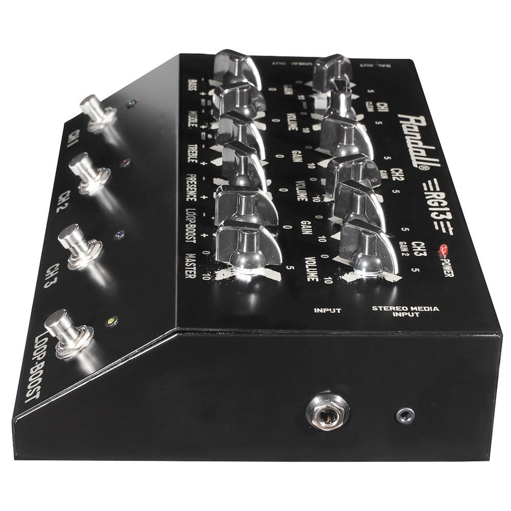 Randall Amplifiers RG13 1-Watt Solid State Preamp / Volume Guitar Pedal Amplifier in Black