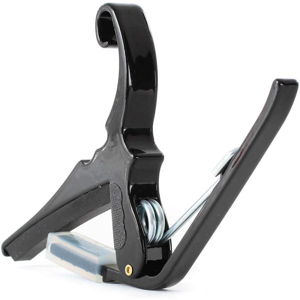 Kyser KG6B 6-String Quick-Change Capo for Acoustic Guitars - Black