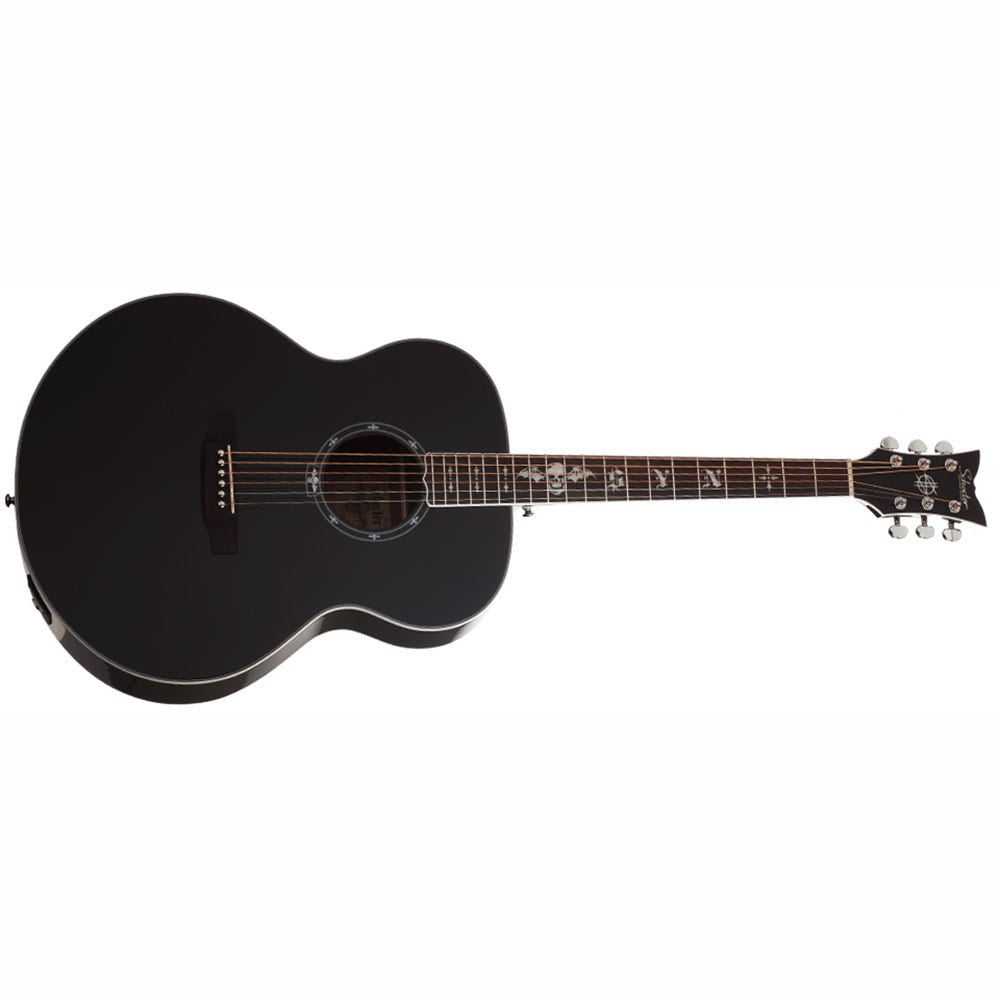 Schecter SYN J Synyster Gates Signature Acoustic Guitar - Gloss Black