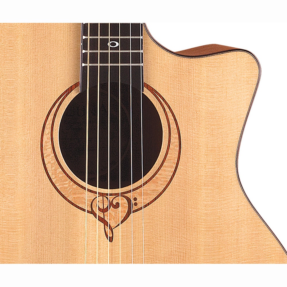 Luna SONG GC Heartsong Grand Concert Acoustic-Electric Guitar with USB Output - Natural