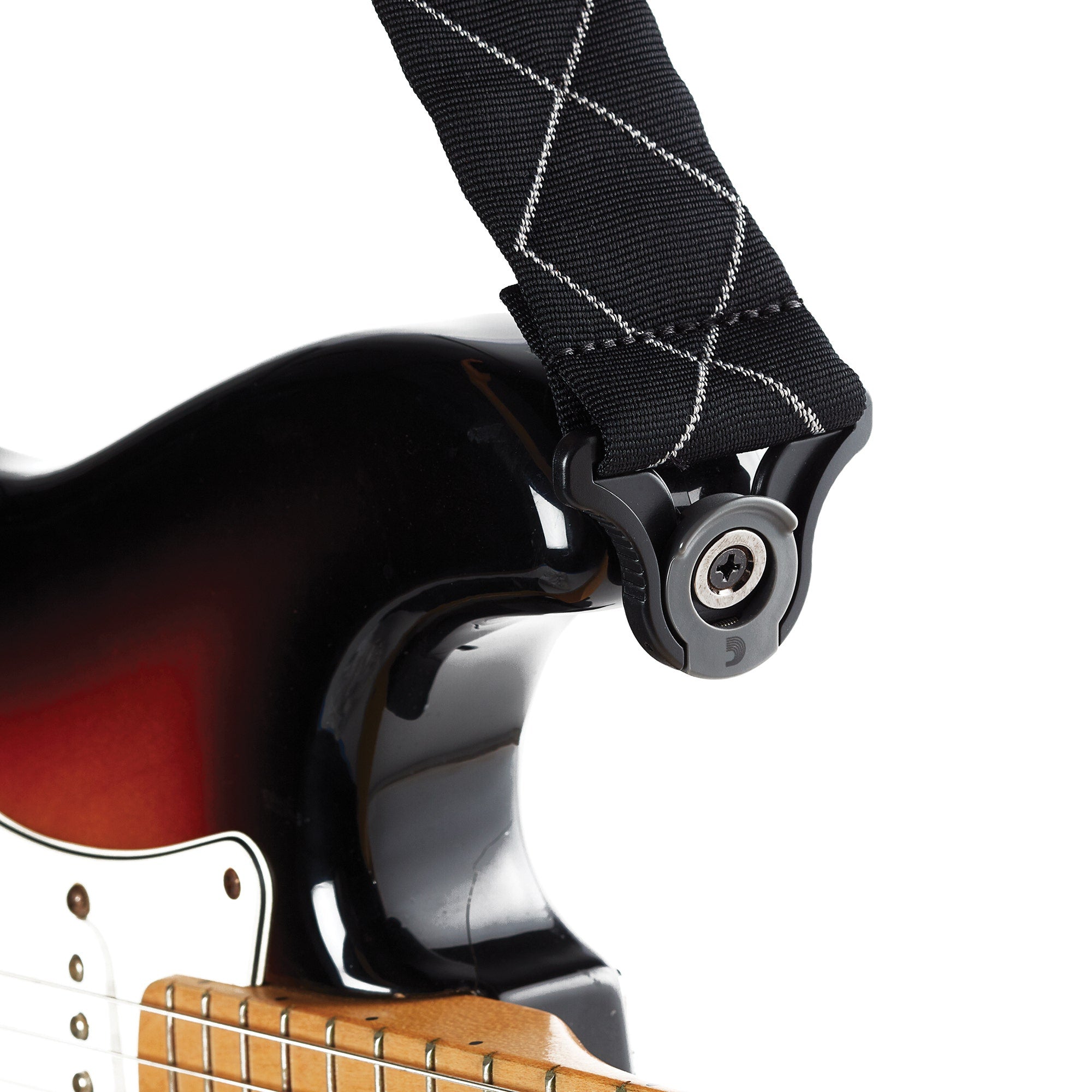 Planet Waves 50BAL02 Auto Lock Guitar Bass Strap, Black Padded Diamonds