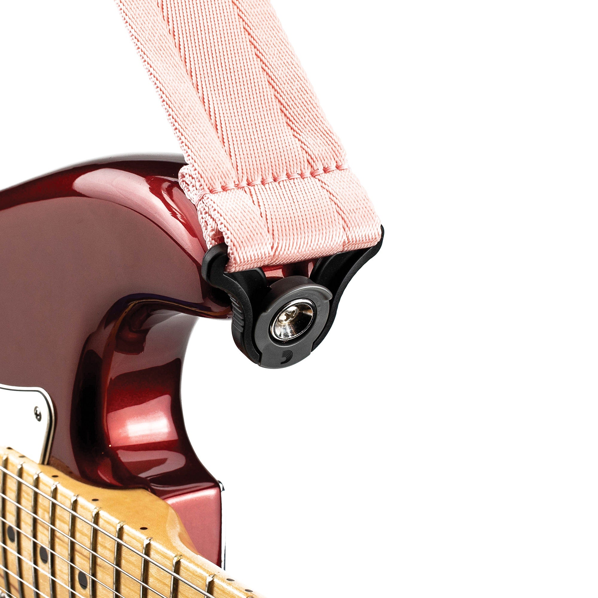Planet Waves 50BAL06 Auto Lock Guitar Bass Strap, New Rose