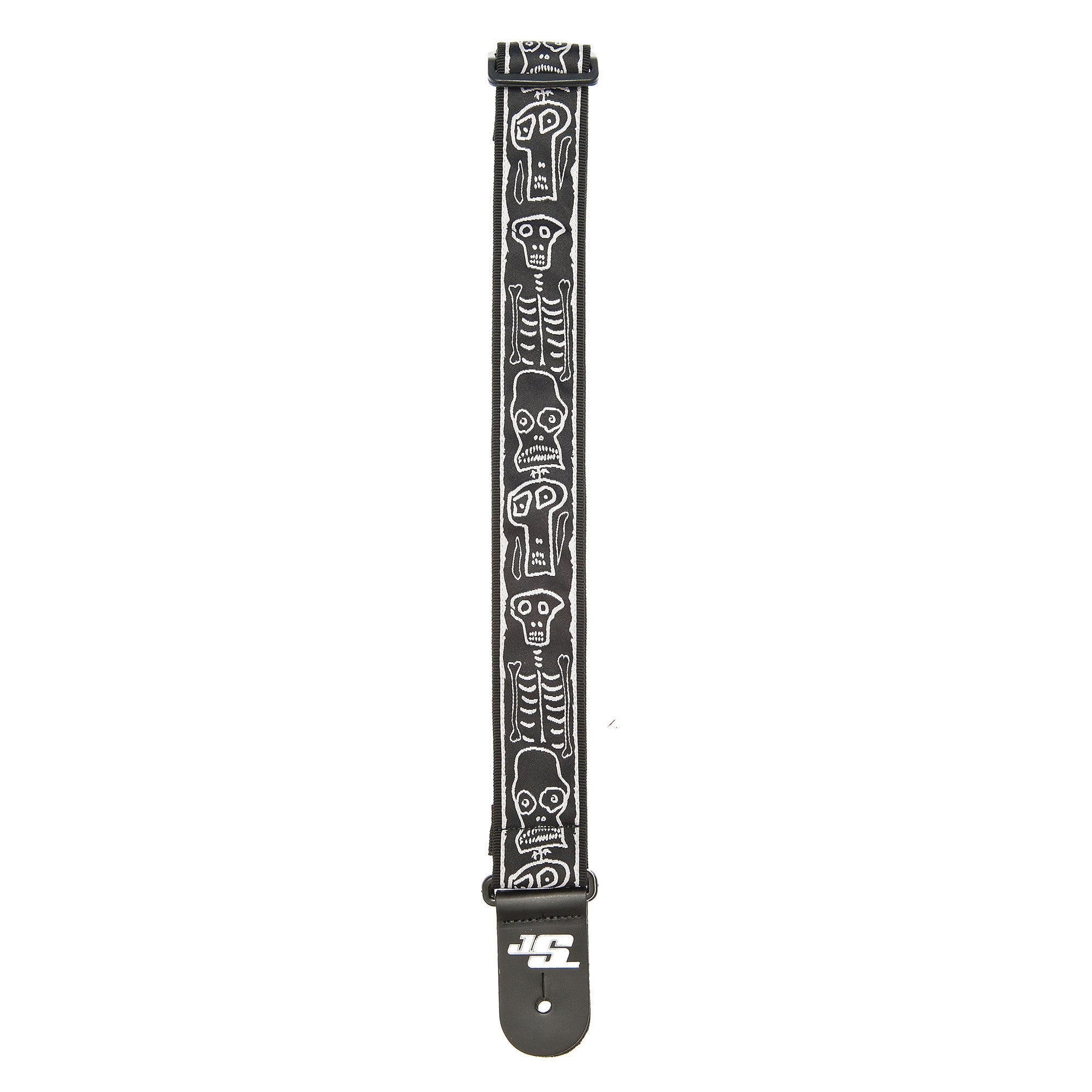 Planet Waves 50mm Joe Satriani Woven Guitar Strap - Skull 'N Bones