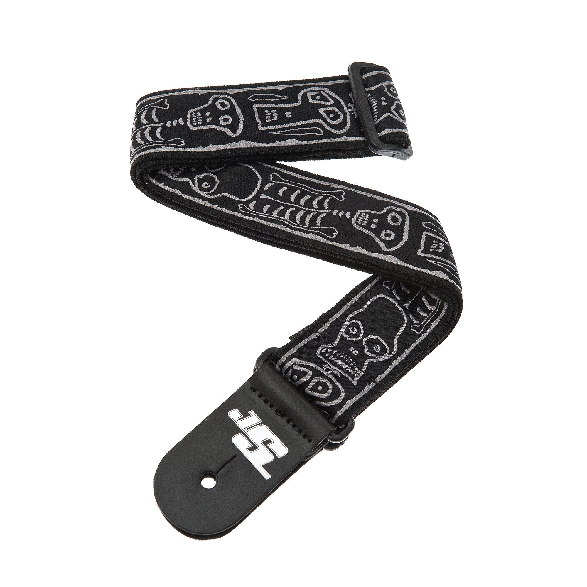 Planet Waves 50mm Joe Satriani Woven Guitar Strap - Skull 'N Bones