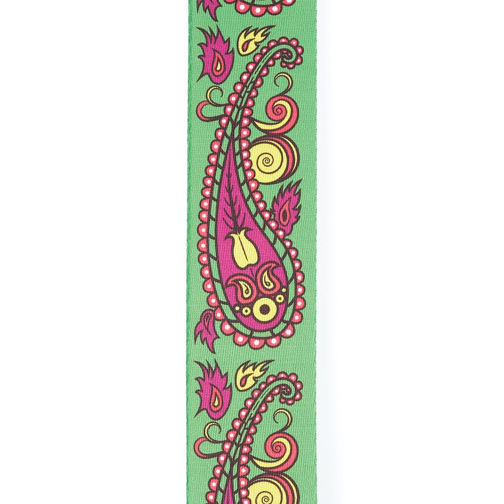 Planet Waves 50JS13 Joe Satriani Guitar Bass Strap, Paisley Green
