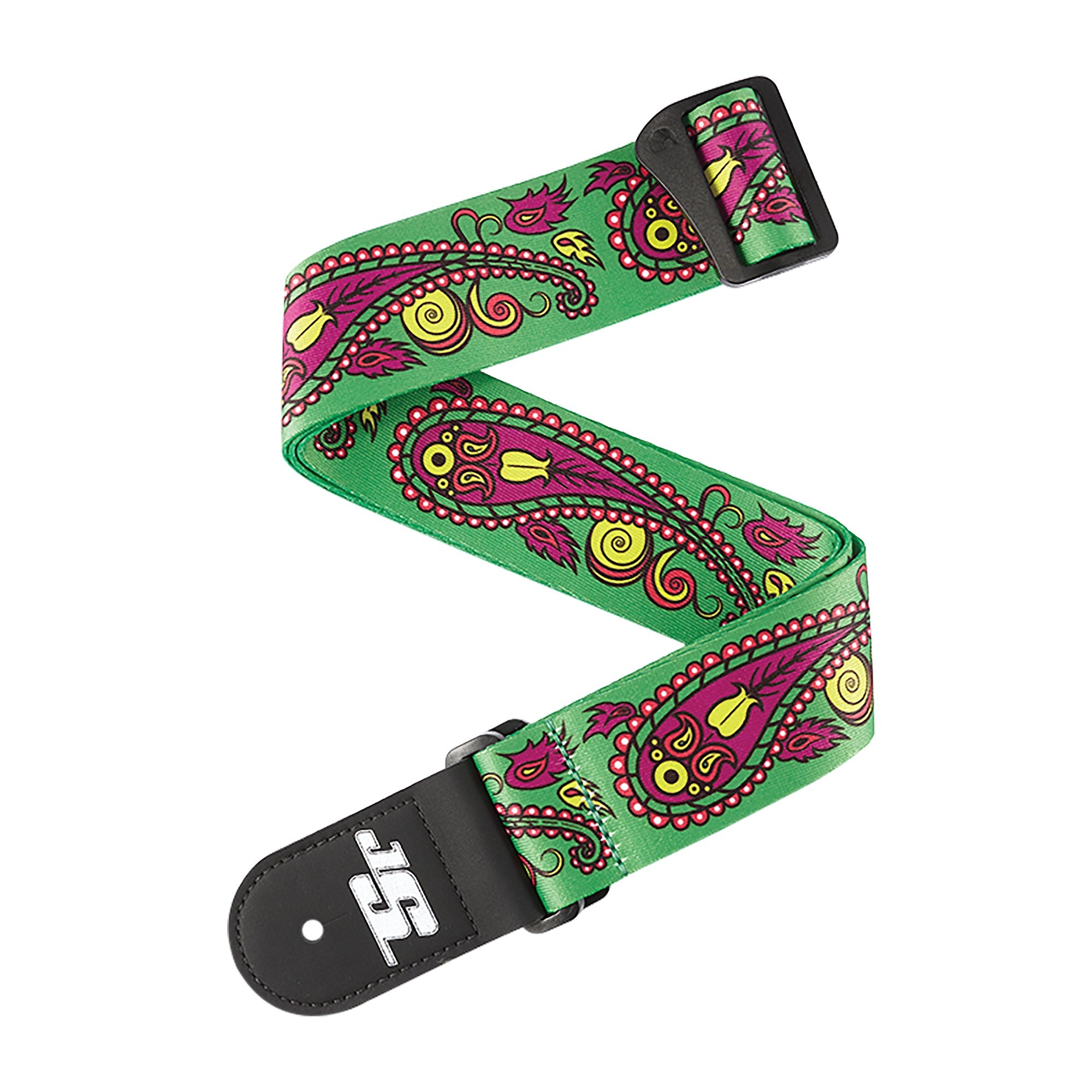 Planet Waves 50JS13 Joe Satriani Guitar Bass Strap, Paisley Green