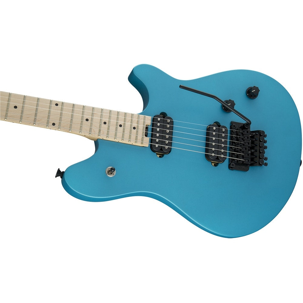 EVH Eddie Van Halen Wolfgang WG Standard Electric Guitar, Maple Fingerboard - Matte Blue Frost