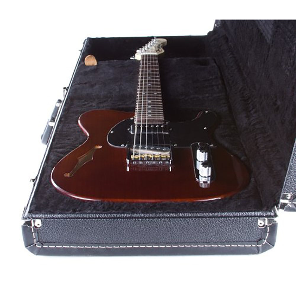G&L USA ASAT Classic Bluesboy Semi-Hollow Electric Guitar, Rosewood Fingerboard, Hard Case - Whiskey