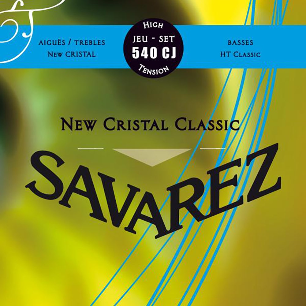 Savarez 540CJ Cristal Classic Series Classical Nylon Guitar Strings, High Tension