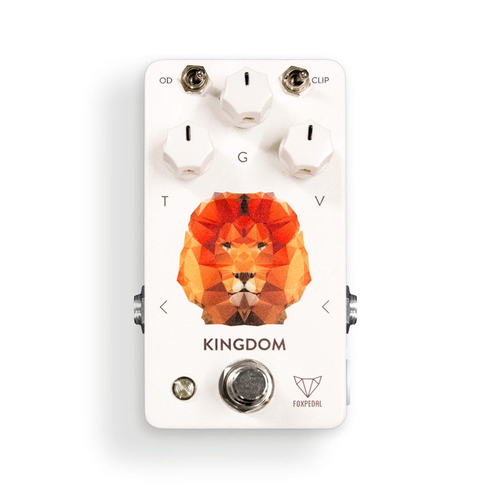 Foxpedal Kingdom Transparent Overdrive Guitar Effects Pedal