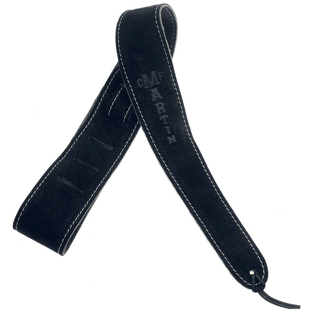 Martin Guitars 18A0016 Suede Guitar Bass Strap, Black
