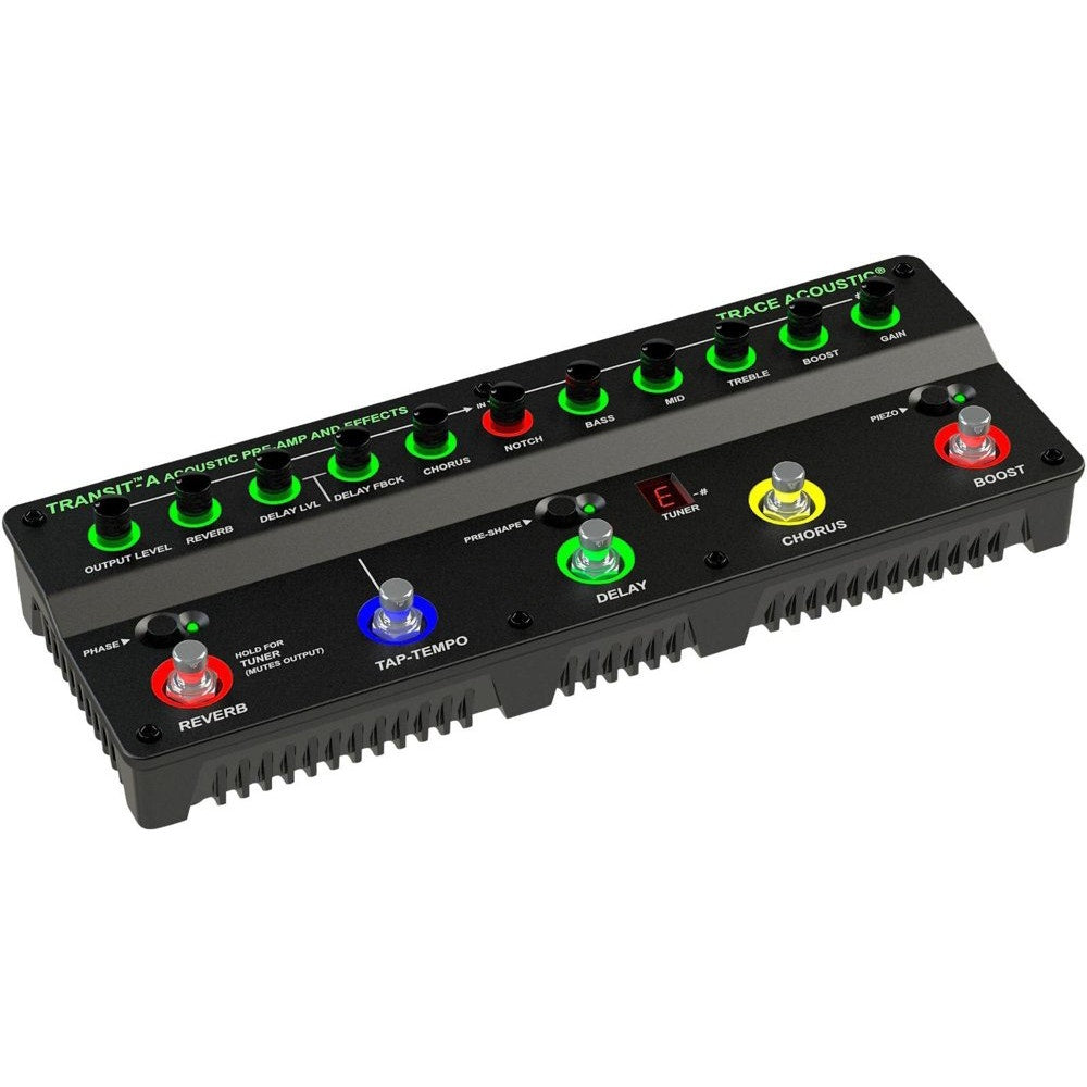 Trace Elliot Transit A Acoustic Electric Guitar Preamp Reverb Delay Chorus Pedal E-STOCK