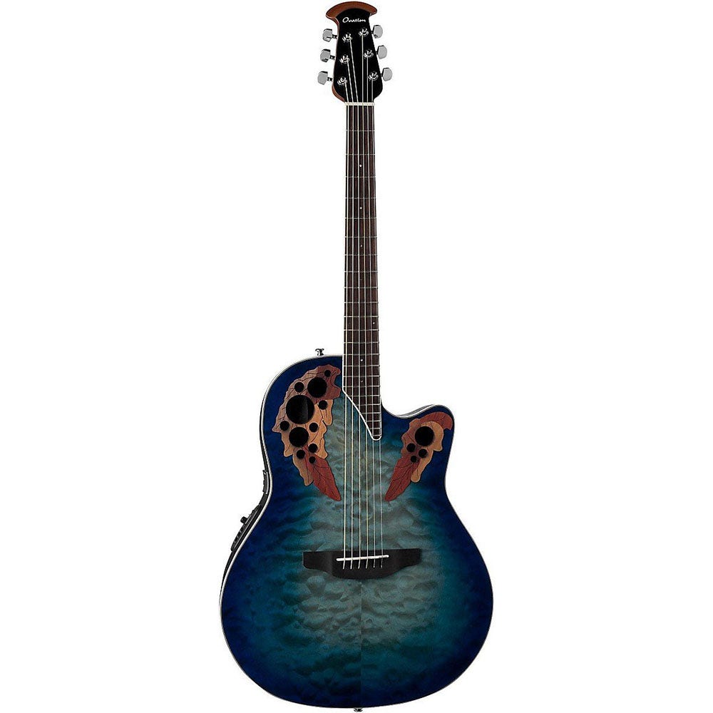Ovation CE48P Celebrity Elite Plus Super Shallow Acoustic-Electric Guitar - Regal to Natural
