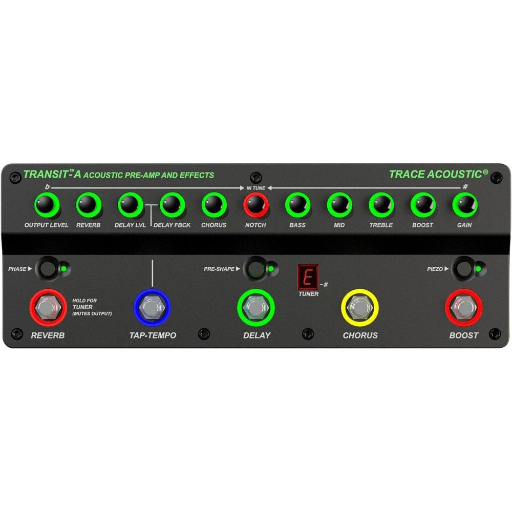 Trace Elliot Transit A Acoustic Electric Guitar Preamp Reverb Delay Chorus Pedal E-STOCK
