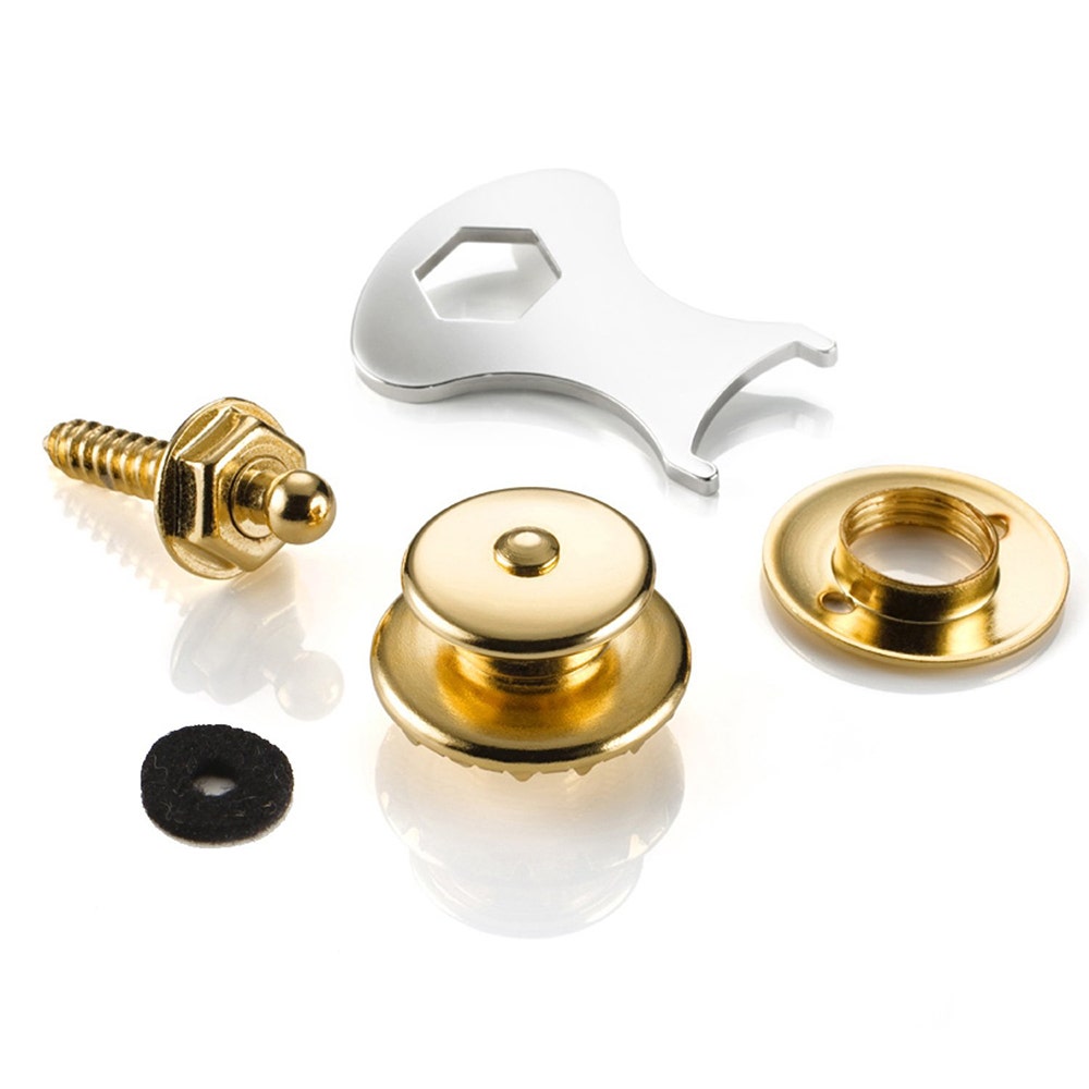 Loxx Strap Lock System for Electric Guitar/Bass - Gold
