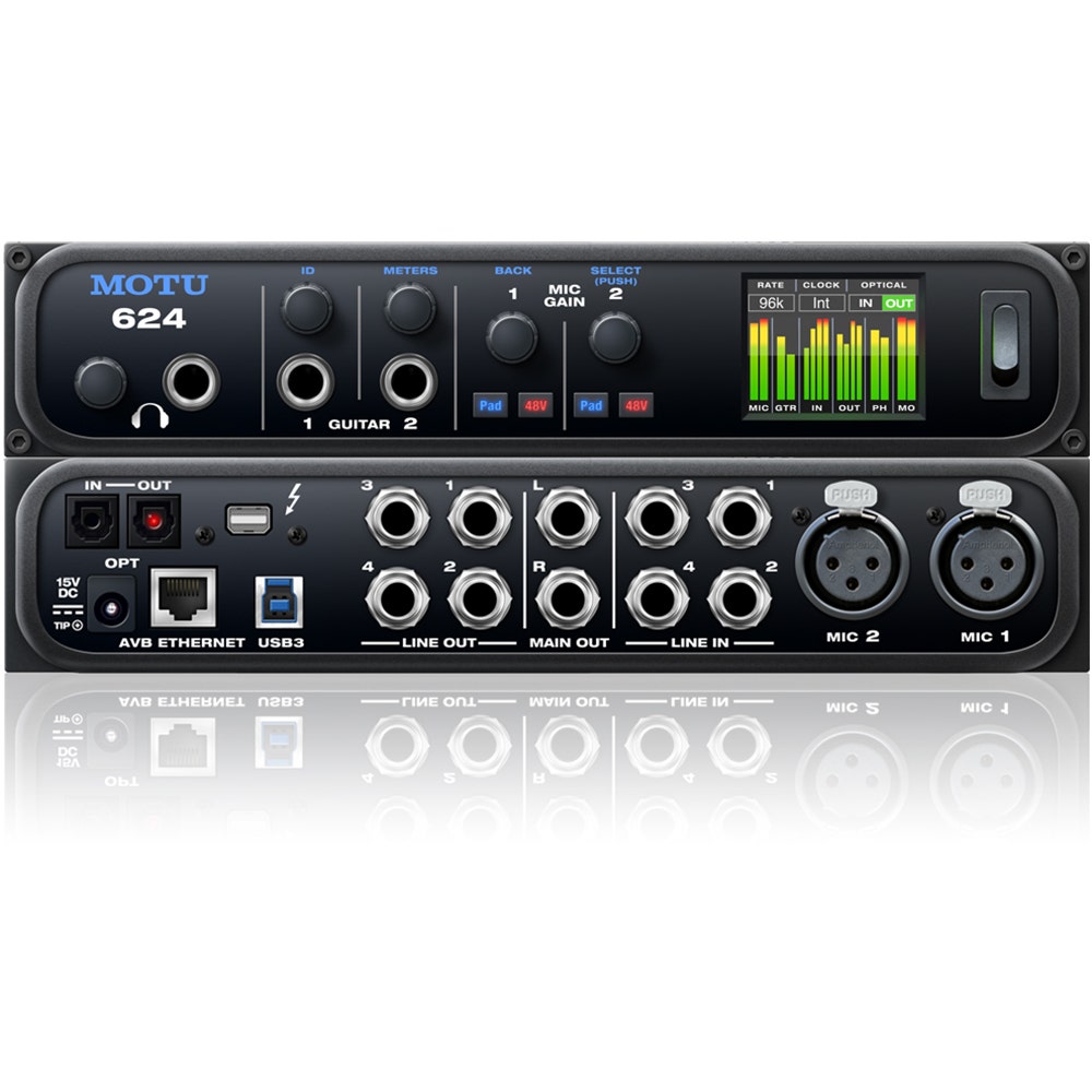 MOTU 624 - 16x16 Thunderbolt and USB Audio Interface