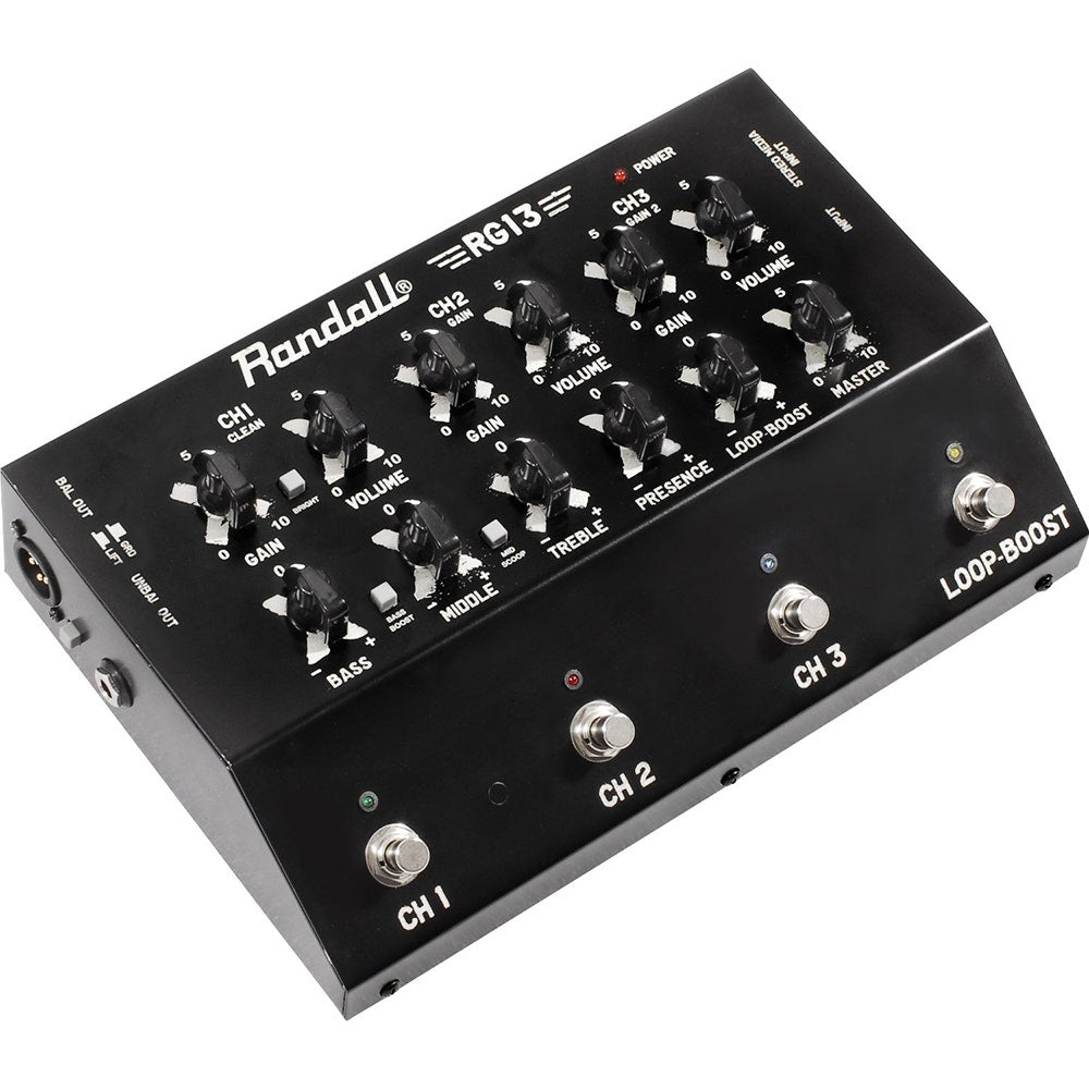 Randall Amplifiers RG13 1-Watt Solid State Preamp / Volume Guitar Pedal Amplifier in Black