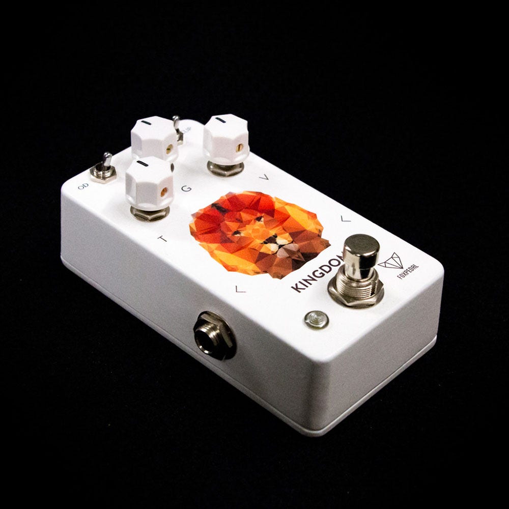 Foxpedal Kingdom Transparent Overdrive Guitar Effects Pedal