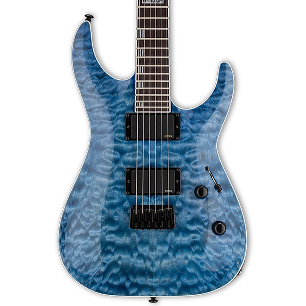 ESP LTD H-401QM Quilted Maple Top Electric Guitar - Faded Sky Blue