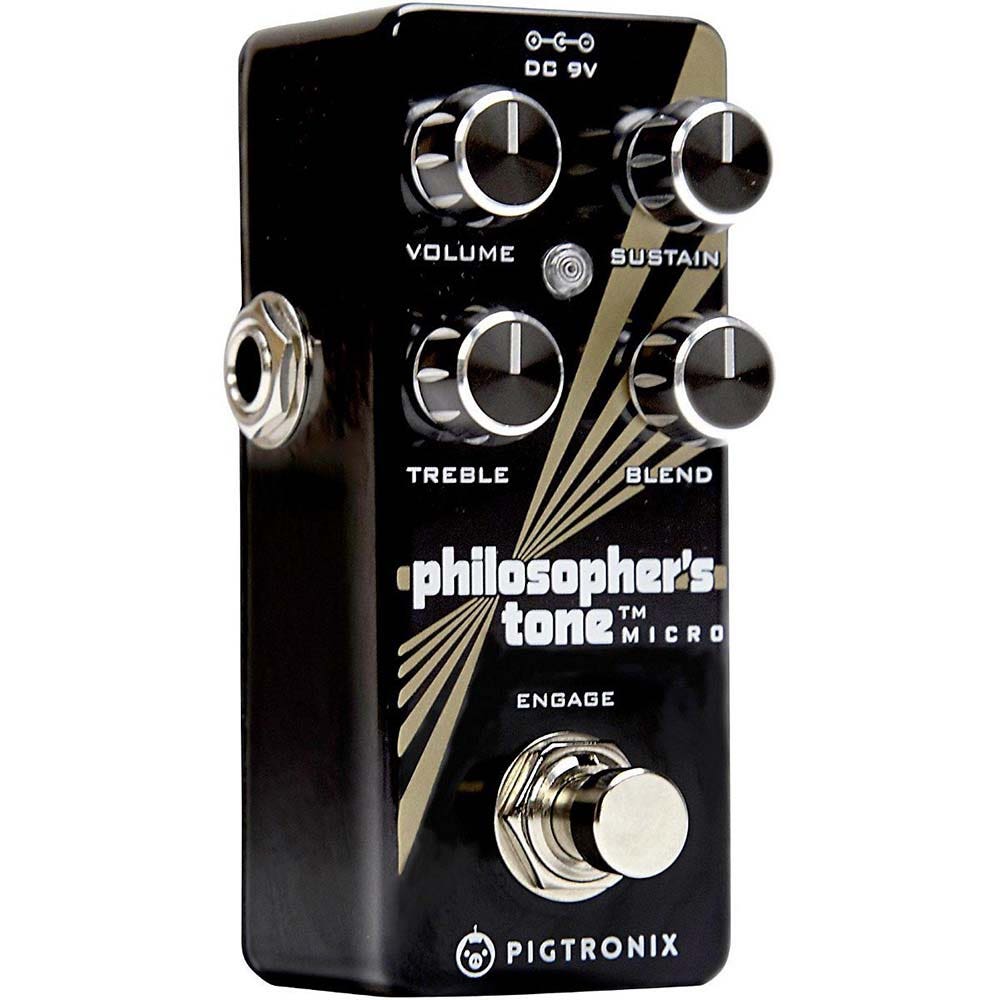 Pigtronix Philosopher's Tone Micro Compressor / Sustainer Guitar Effects Pedal