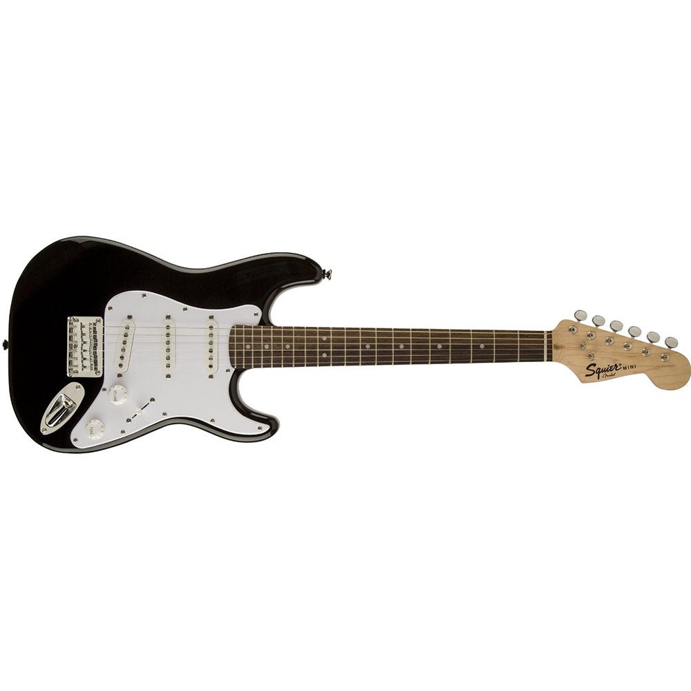 Squier Mini Electric Guitar, Rosewood Fingerboard - Black