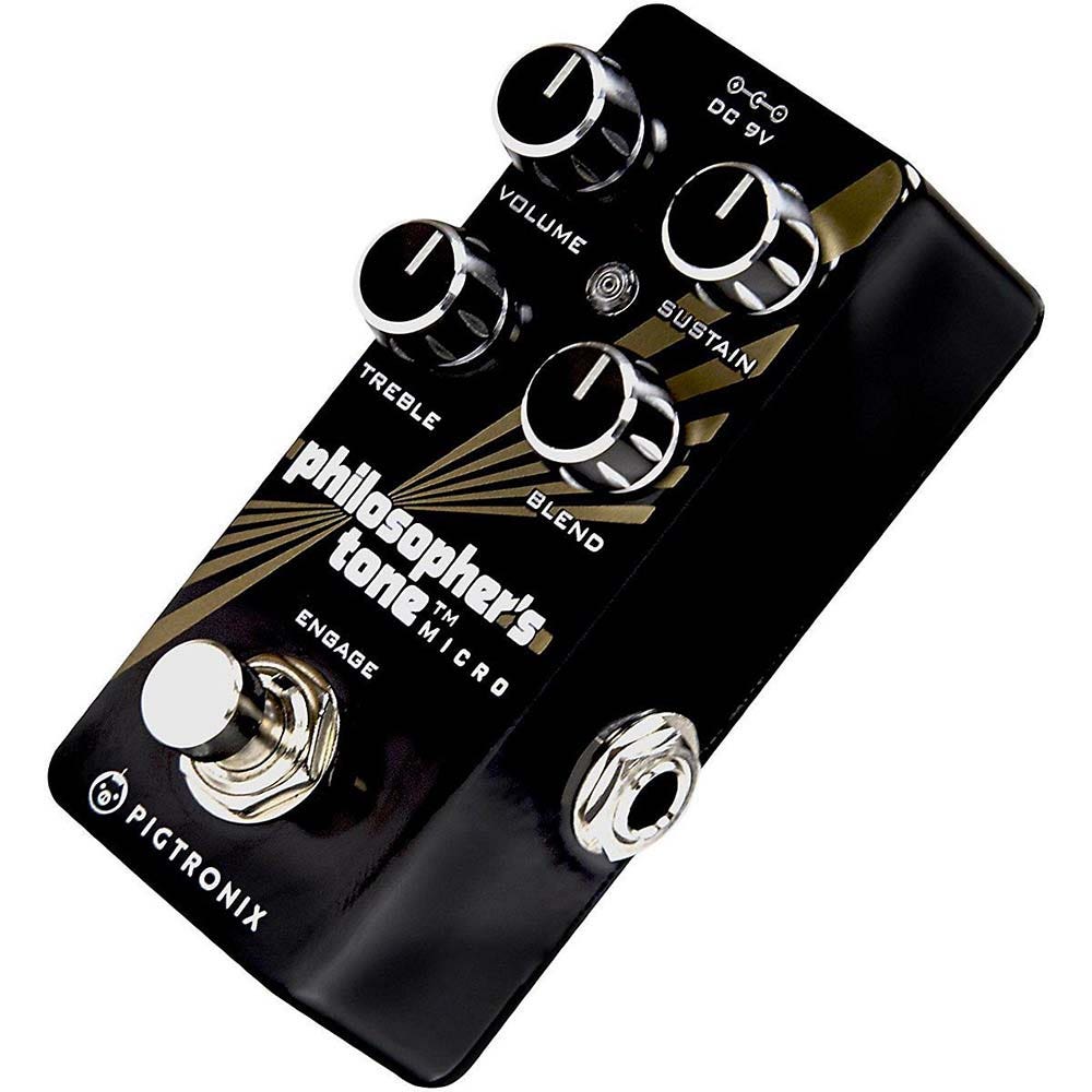Pigtronix Philosopher's Tone Micro Compressor / Sustainer Guitar Effects Pedal