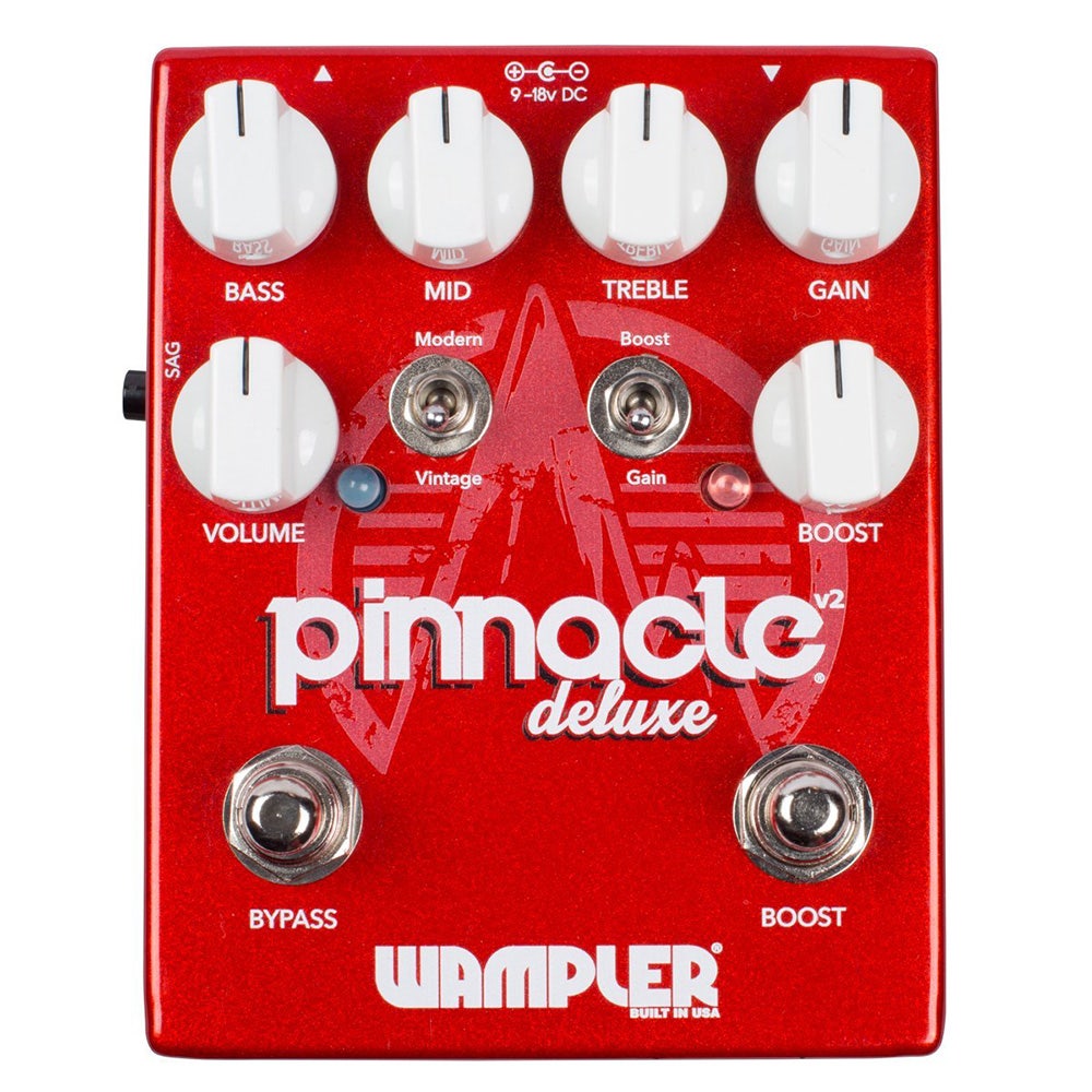 Wampler Pinnacle Deluxe Distortion Guitar Effects Pedal (Version 2)