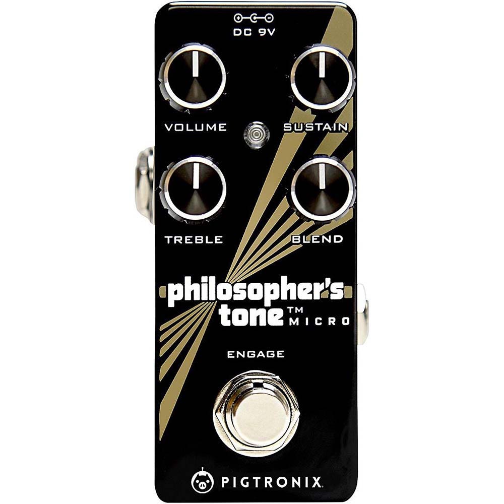 Pigtronix Philosopher's Tone Micro Compressor / Sustainer Guitar Effects Pedal