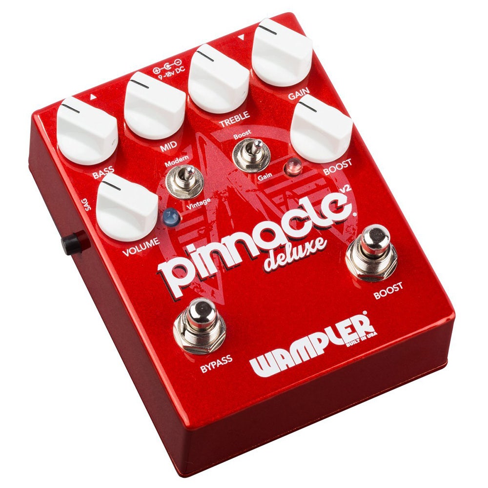 Wampler Pinnacle Deluxe Distortion Guitar Effects Pedal (Version 2)