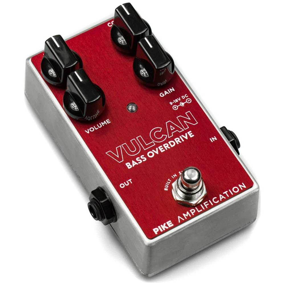 Pike Amplification Vulcan Bass Overdrive Guitar Effects Pedal