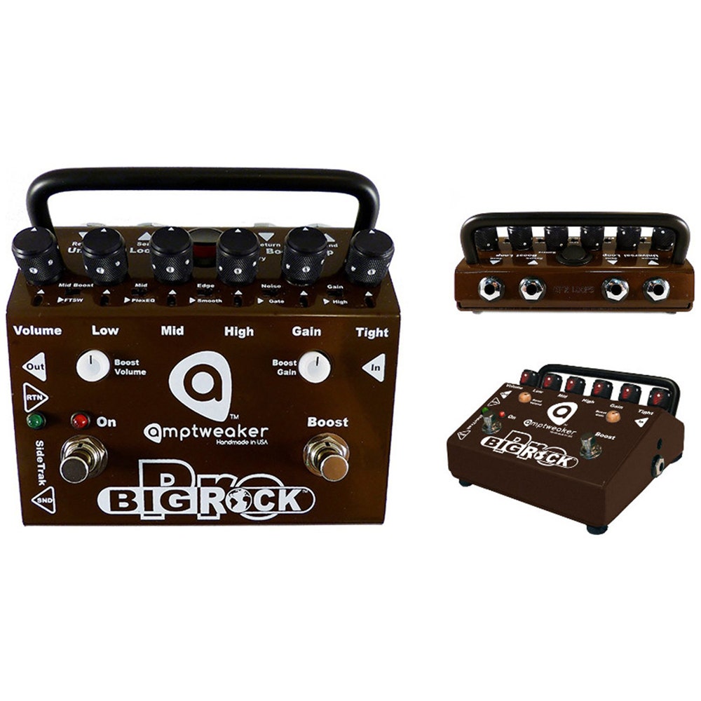 Amptweaker BigRock Pro Rock Overdrive / Distortion Pedal