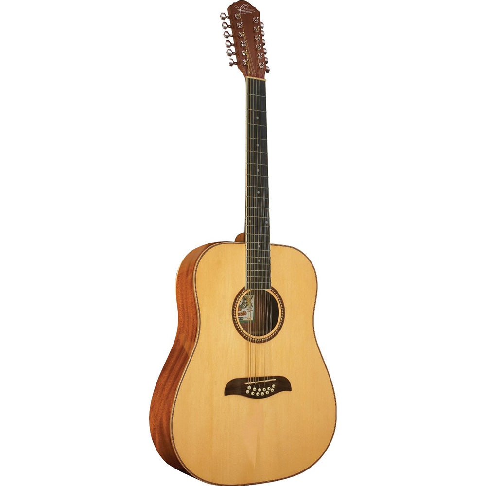 Oscar Schmidt OD312 12-String Acoustic Dreadnought Guitar - Natural