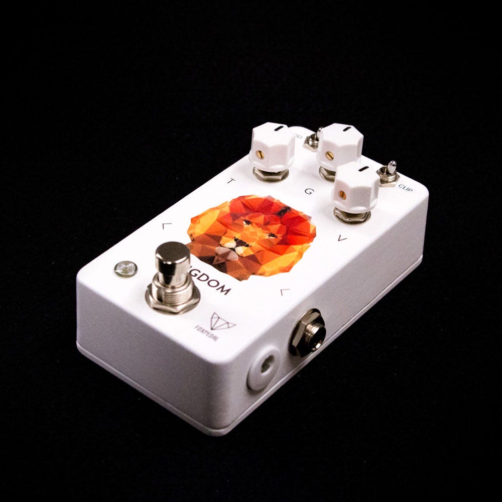 Foxpedal Kingdom Transparent Overdrive Guitar Effects Pedal