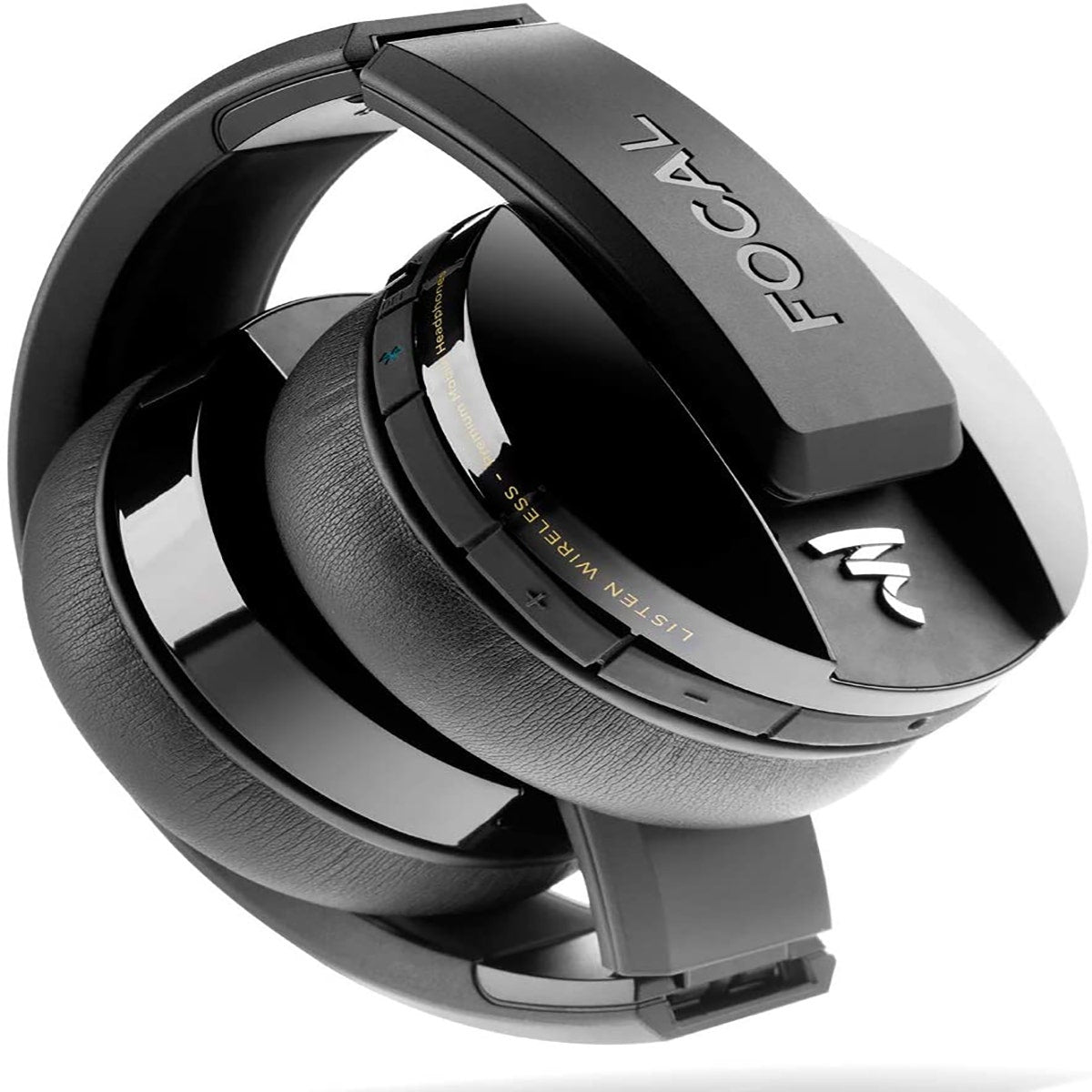Focal Listen Wireless Bluetooth Closed-Back Headphones w/ Integrated Microphone, Black