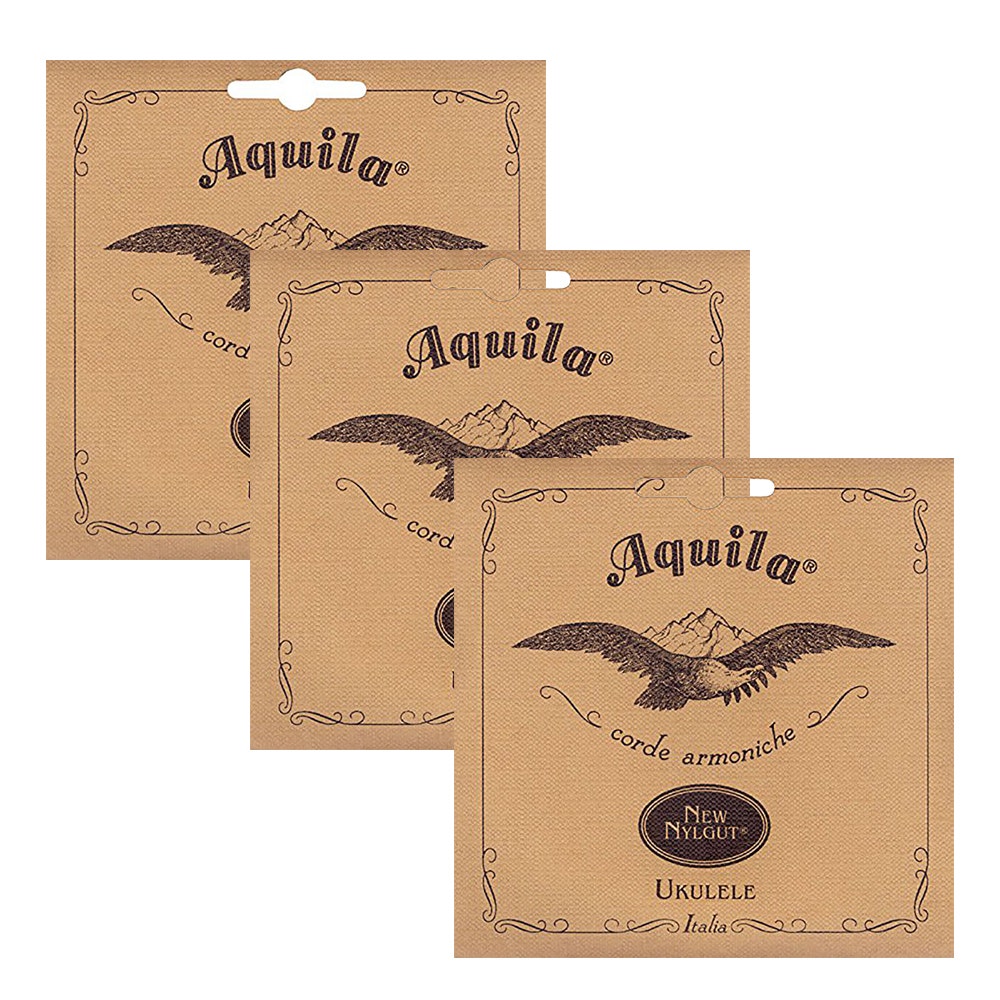 3 Sets of Aquila 7U New Nylgut Concert Regular Tuning Ukulele Strings