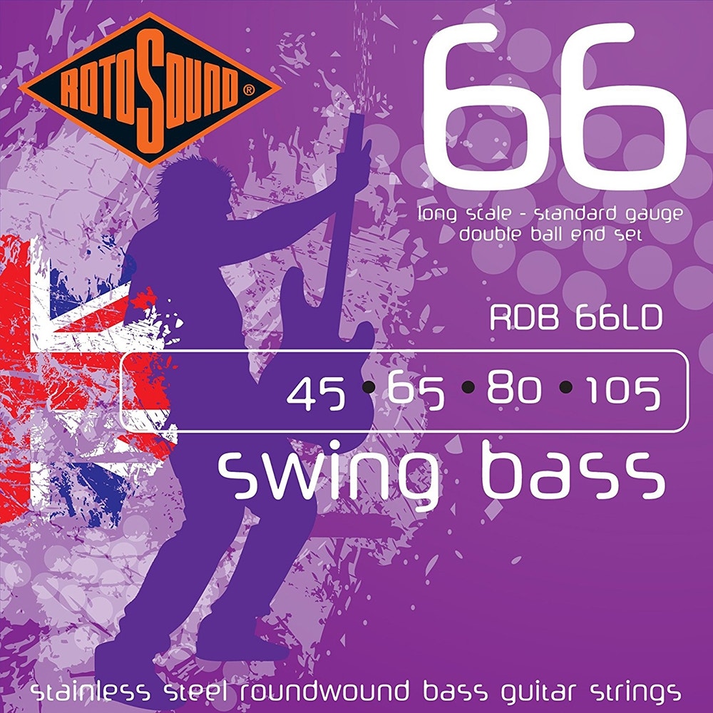 Rotosound RDB66LD Swing Bass 66 Bass Strings, Double Ball End (45-105)