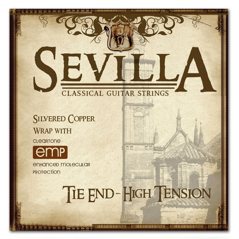 Sevilla 8450 Classical Guitar Strings, High Tension, Tie Ends