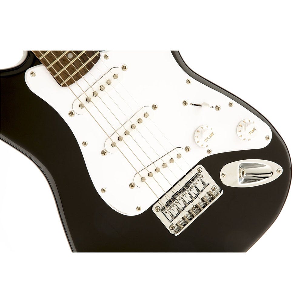 Squier Mini Electric Guitar, Rosewood Fingerboard - Black