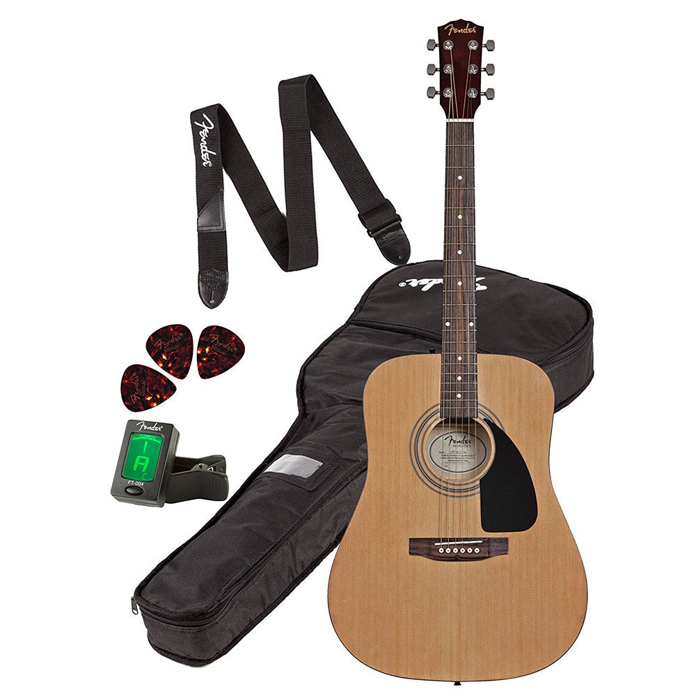 Fender FA-100 Acoustic Guitar Pack - Natural