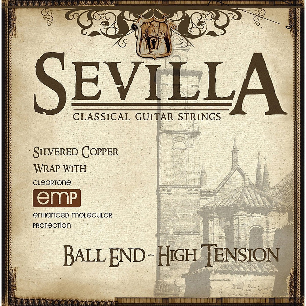 Sevilla 8452 Classical Guitar Strings, High Tension, Ball Ends
