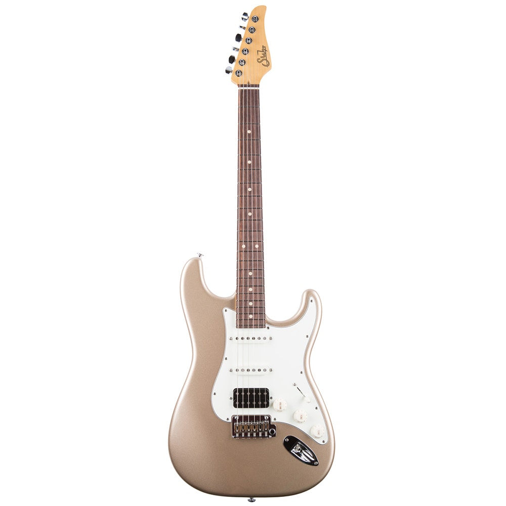 Suhr Classic Pro Electric Guitar, Indian Rosewood Fingerboard, HSS, SSCII - Shoreline Gold