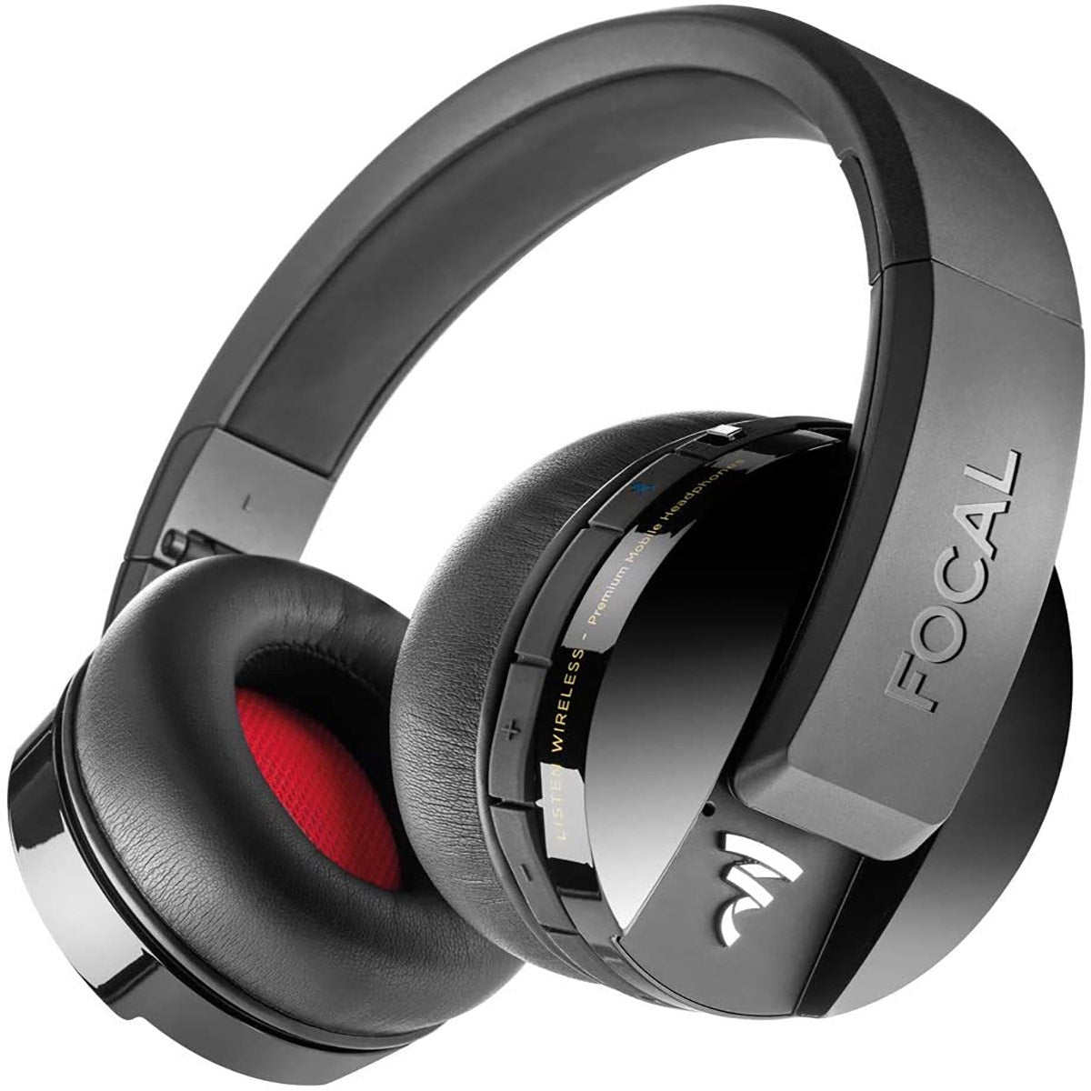 Focal Listen Wireless Bluetooth Closed-Back Headphones w/ Integrated Microphone, Black