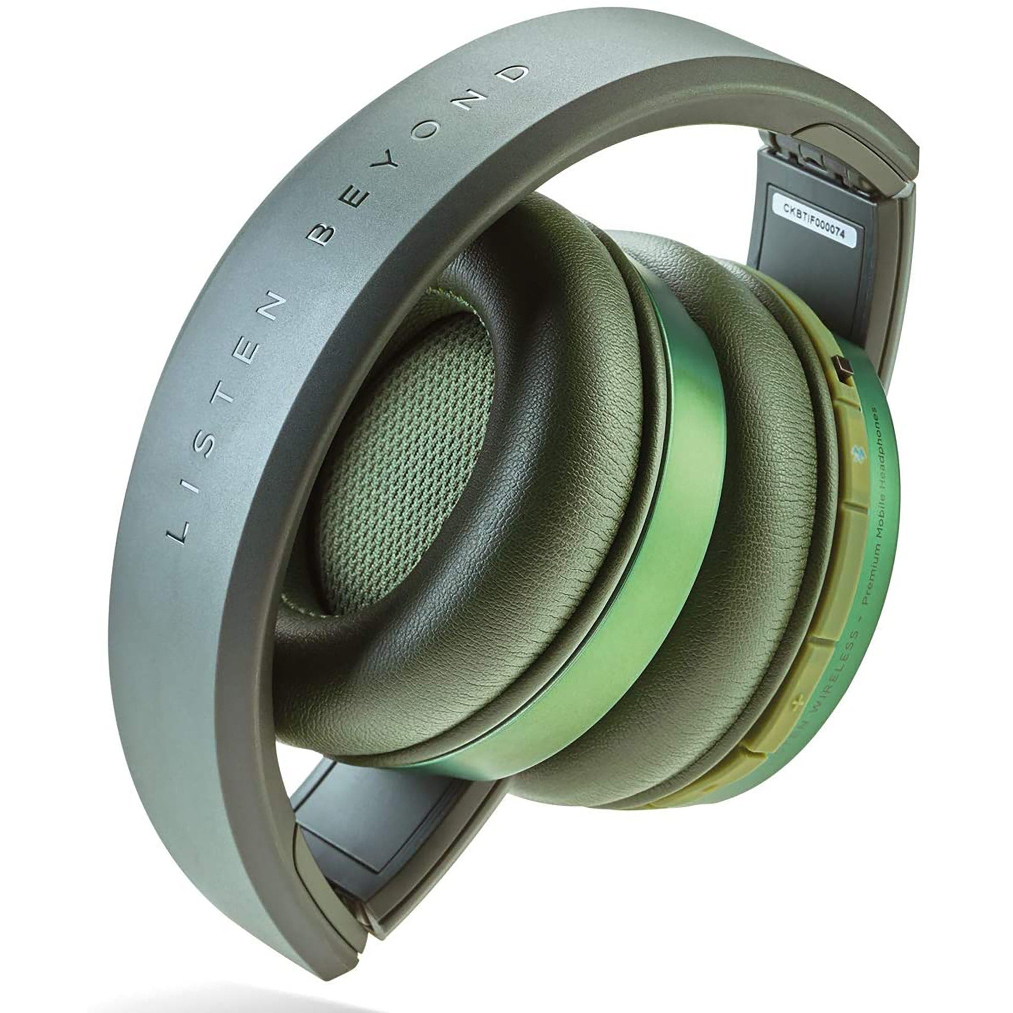 Focal Listen Wireless Bluetooth Closed-Back Headphones w/ Integrated Microphone, Green